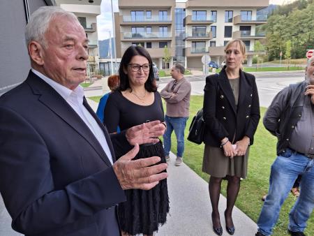 V nagovoru je župan lastnikoma čestital za nov center